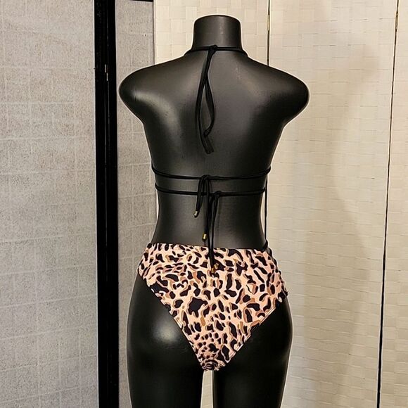 BRAND NEW RUZIYOOG BIKINI SETS WOMEN BIKINI LEOPARD SWIMSUIT TWO PIECE SET - Picture 9 of 16
